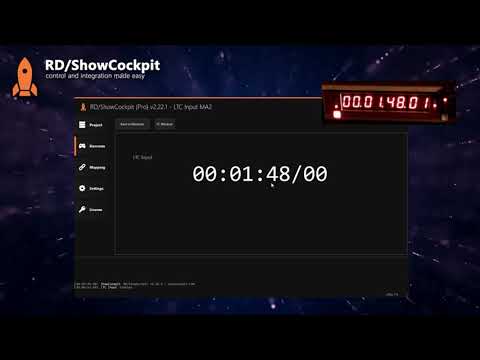 LTC Input to MA2 OnPC