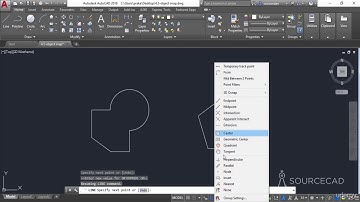 Autodesk Autocad - More Object Snaps - Video 35