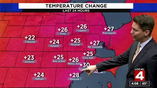 Monday, March 8, 2021 weather forecast
