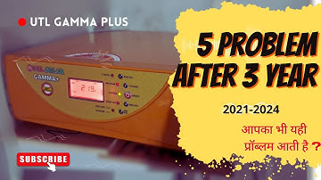 5 Problem on Utl Gamma Plus after 3 year years #utlgamaplus #solar #solarsystem