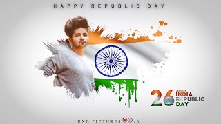 How to 26 January Photo Editing || Republic day फोटो एडिटिंग🧡🤍💚 २६ जानेवारी फोटो एडिटिंग#uxdpictures screenshot 5