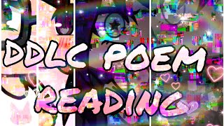 Ddlc Poem Reading Dark Stars Version
