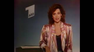 ARD 14.07.1985 - Ansage durch Sabine Sauer & Beginn von Staatsverschwender (Steuergeldverschwendung)