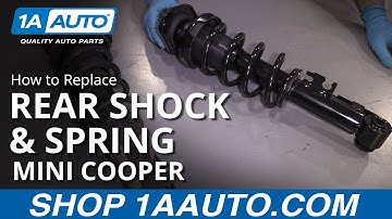 How to Replace Rear Shocks 07-14 Mini Cooper