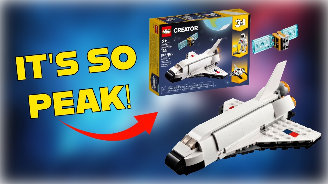I Built the LEGO Creator Space Shuttle… and it’s AMAZING!
