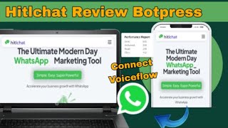 How To Connect Voiceflow or Botpress To WhatsApp | Hitlchat Review