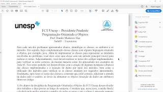 [FCT-UNESP] AULA 03 - Programação Orientada a Objetos: classes e objetos com java - Exercícios 7 e 8