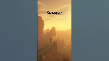 Normal vs Shaders Minecraft #minecraft #shorts