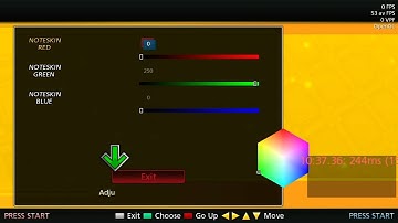 Noteskin Colour Change System Prototype Preview 2