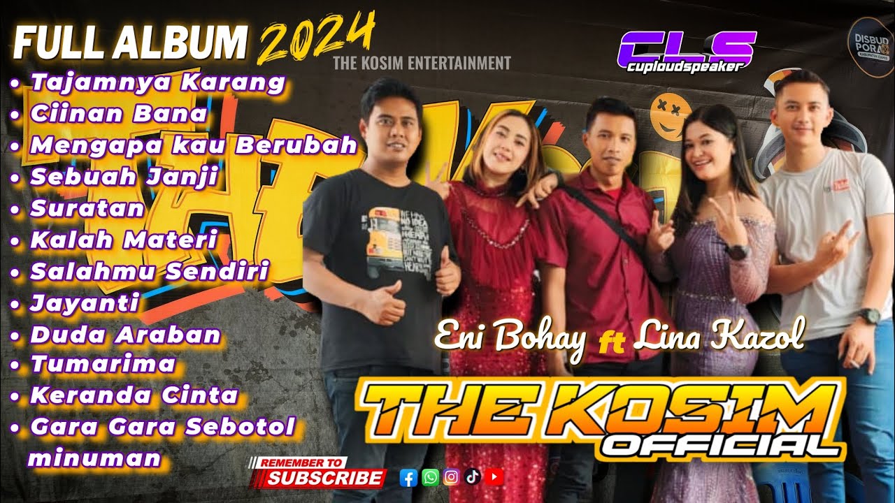 FULL ALBUM ENI BOHAY ft LINA KAZOL | LAGU DANGDUT KOPLO TERBARU VIRAL 2024 || THE KOSIM CLS AUDIO