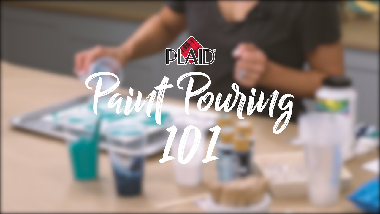 Paint Pouring 101- The Basics - YouTube