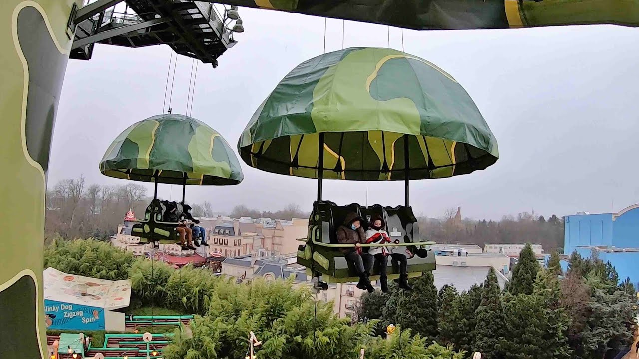 Toy Soldiers Parachute Drop (Onride) Video Walt Disney Studios Paris