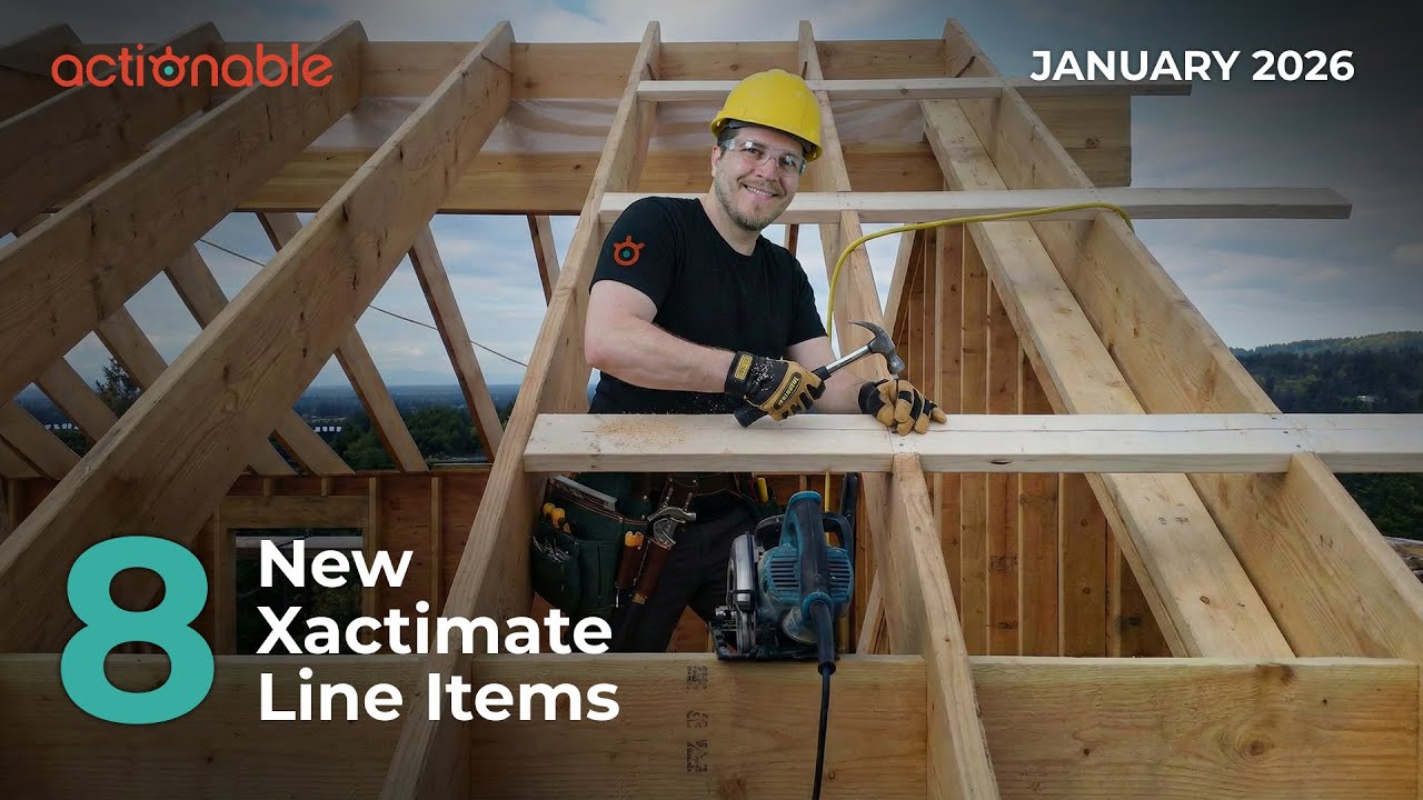 PRICE LIST UPDATE SUMMARY | JANUARY 2026 | ***8 NEW XACTIMATE LINE ITEMS***