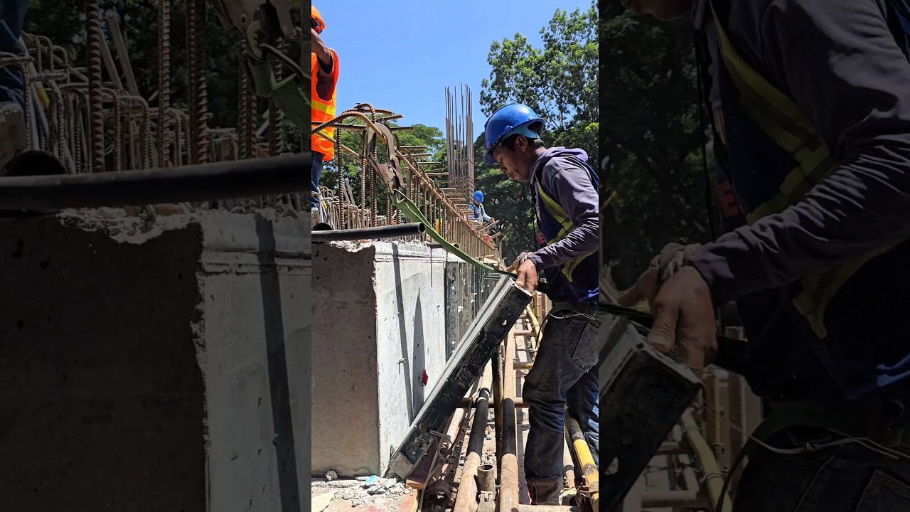 Remove boundary formwork 