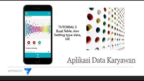 Aplikasi Data Karyawan #Tutorial 3