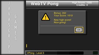 WebTV JavaScript Games - Net4TV / Games4TV - WebTV Networks - Others