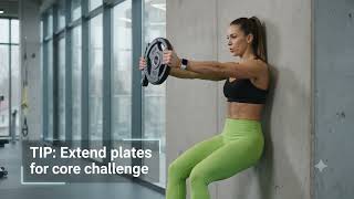 Single leg wall sit