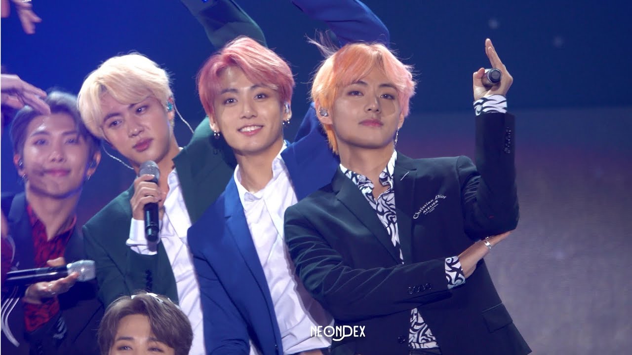 [4k]180830 소리바다어워즈 BTS 방탄소년단 정국 Jungkook -  Fake Love 대상 앵콜 encore