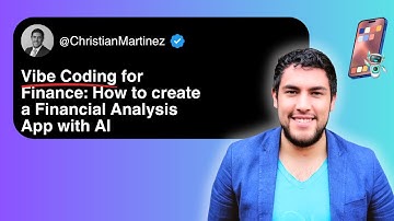 Vibe Coding for Finance: How to create a Financial Analysis App with AI