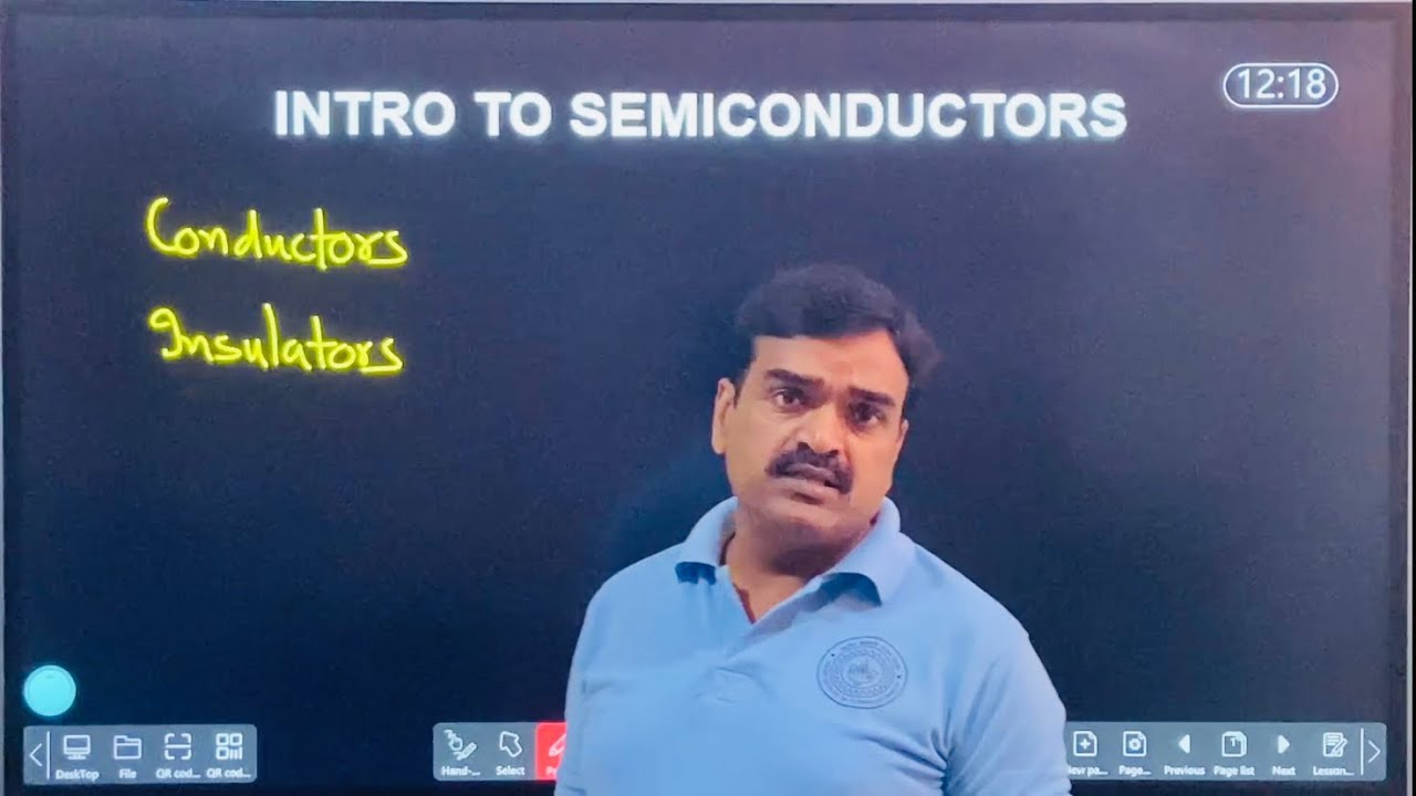 Class 12॥Semiconductors 01॥Band theory: conductors, insulators and semi ...