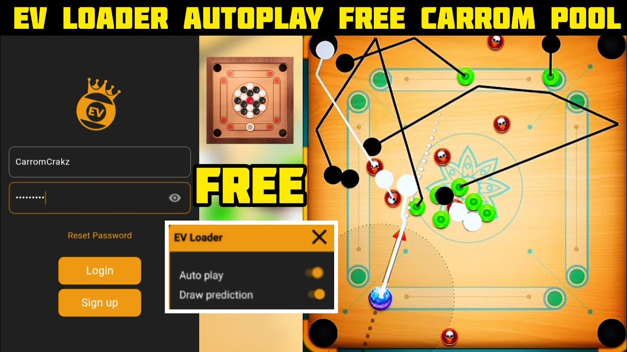 Carrom Pool 2025 Hack 🔥 | EV Loader से पाओ Unlimited Premium Features FREE! 💎 