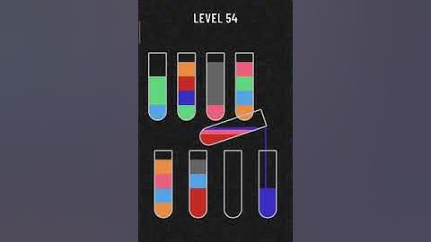 water sort puzzle level 54
