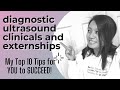 10 tips to SUCCEED in sonography clinicals and externships