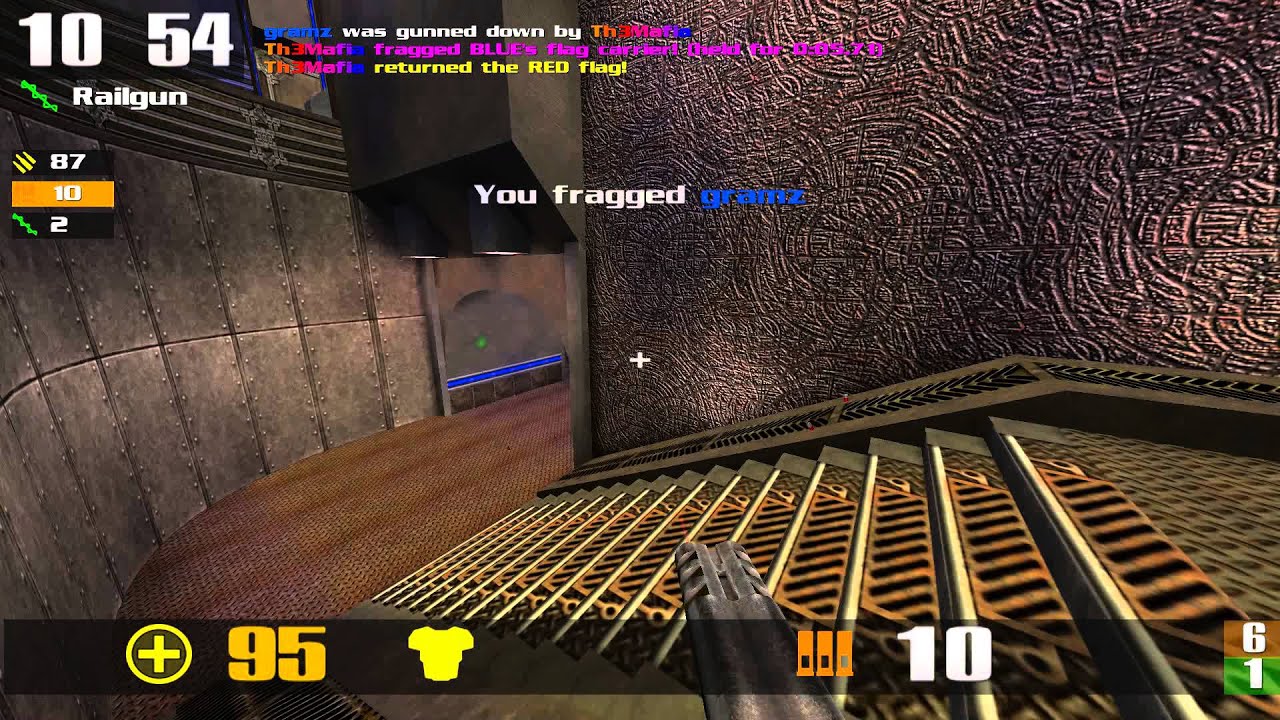 TourneyCPM's CTF Samples (Q3CPMA) (2/3) - q3wcp9 - Position: Attacker (POV: TheMafia)