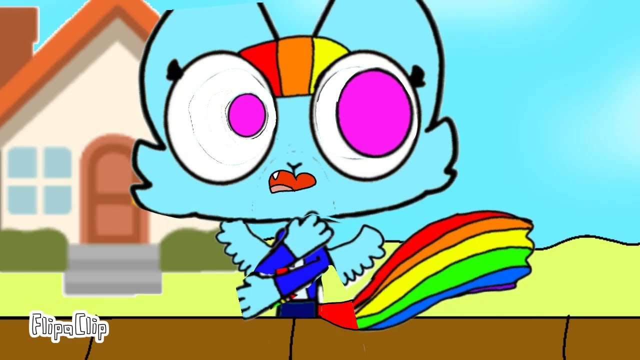 Mlp And Hunny the Cat. Радуга дэш сорвала голос