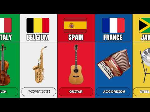 Musical Instruments From Different Countries