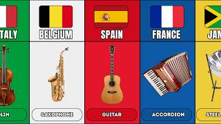 Musical Instruments From Different Countries
