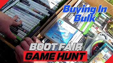 Video Games Hunt - Buying in Bulk at the Boot Fair