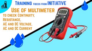 Use of multimeter to check continuity, resistance, AC and DC voltage, AC and DC current screenshot 2