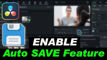 How To ENABLE/DISABLE Auto SAVE In Davinci Resolve