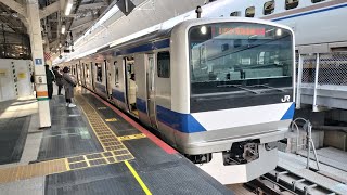 E531系カツK406編成普通品川行東京発車