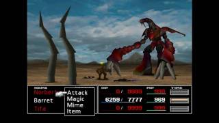 Final Fantasy VII - Ruby Weapon Angermax lucky 7777 in HD by Ultimaxweapon