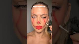 easy clown makeup #clownmakeup #halloween #halloweenmakeup #makeup @lorealparisuk @maybellineuk