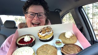 CRUMBL COOKIES w/ 3 NEWBIES! Review: 🍓Cheesecake , S’mores Cake, Waffle, Nilla Bean, 🍎, PB Brownie