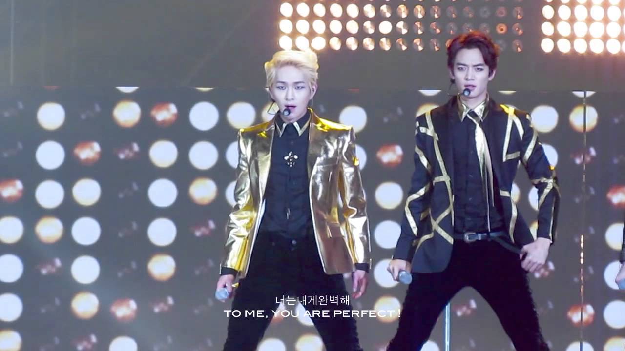 20131229 sbs가요대전 shinee- dreamgirl (onew ver.)