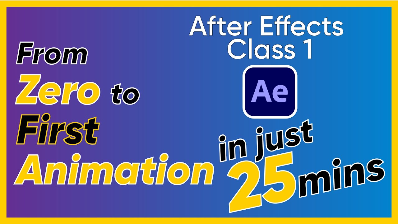 Beginner Tutorial After Effects! Interface+ Introduction - Urdu - YouTube