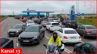 Fuel Shortages Reach Moscow - Long Queues At Fuel Stations In Capital As Drones Disrupt Refineries