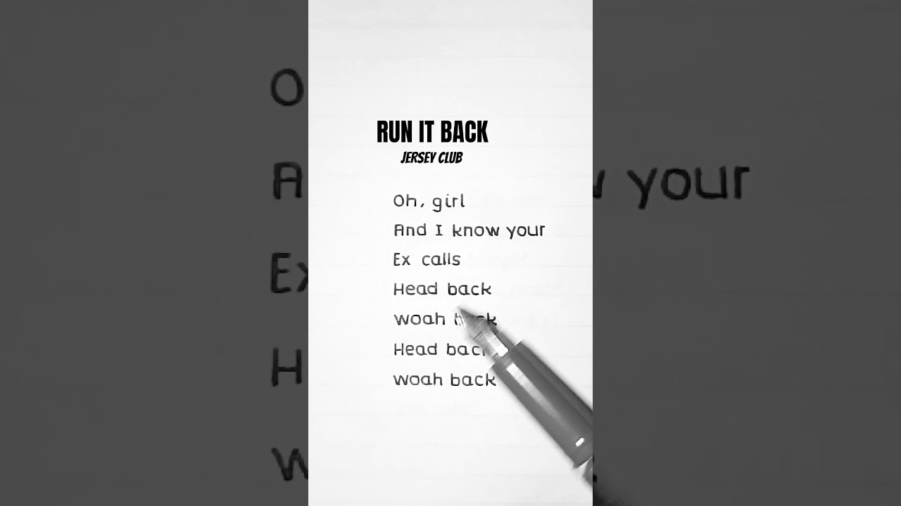 Watch Run It Back (Lyrics) - Jersey Club on YouTube Watch Run It Back (Lyrics) - Jersey Club on YouTube