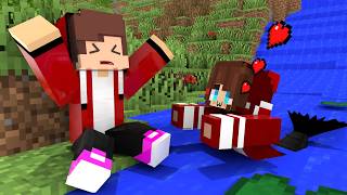 JJ Meets Mermaid JJ Sister - Minecraft Animation