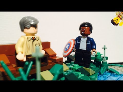 brickbros uk alternative builds Sparky M.O.C’s: Lego Avengers Endgame Sam Wilson Becomes Captain America: Lego Custom Creation