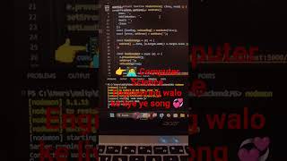👉🧑💻 Computer Science Engineering walo ke liye ye song 💞 #viral #shortsfeed #cse #engineering#shorts