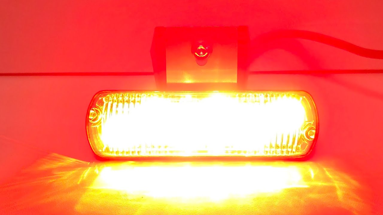 Soundoff Signal XP63 LED Red Deck and Grille Light USED