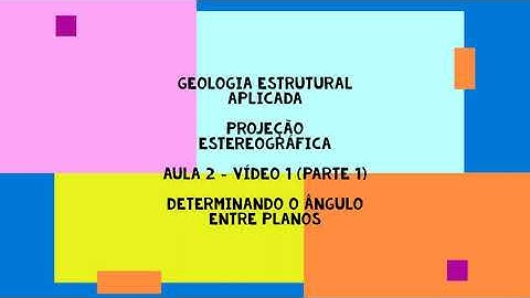 Stereographic Projection - Lesson 2 - Video 1 - Angular relationship between planes (Part 1)