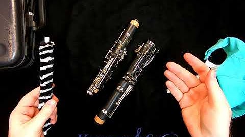 Basics for Band - How to Swab a Clarinet & use Cork Grease