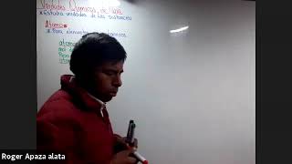 QUÍMICA: Unidades de masa química (1), 13-08-20