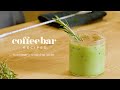 Coffeebar recipes rosemary matcha latte